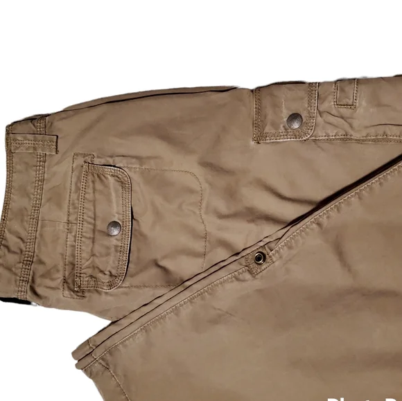J.Crew Chino Cargo Pants Khaki Tan Size 10T Tall Women’s Like New 100% Cotton - Picture 2 of 10